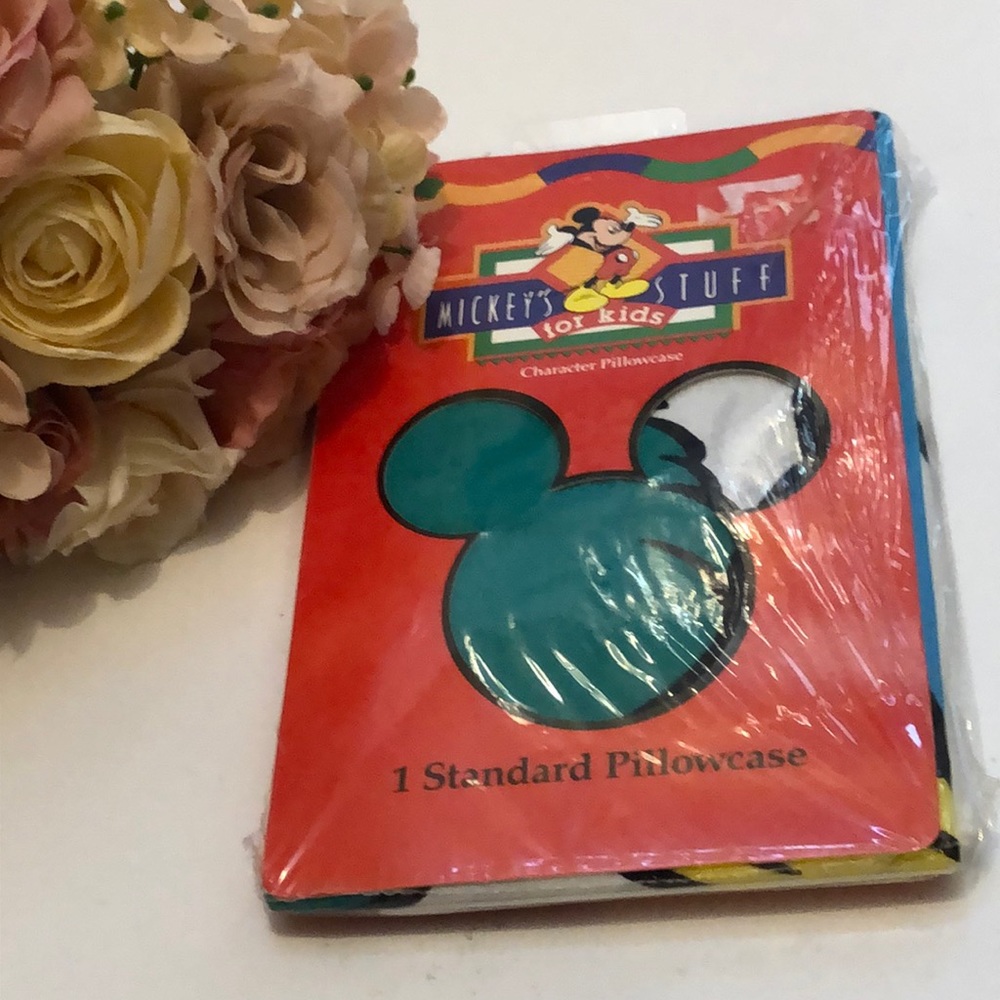 Mickey’s stuff for kids pillowcase Donald Duck 1990s Disney pillowcase NWT